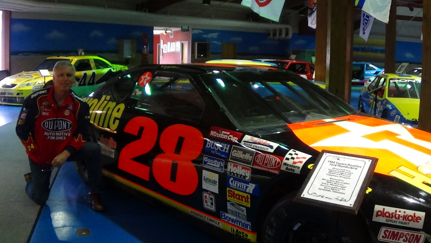 Motor sports Hall of Fame-  Davey Allison car